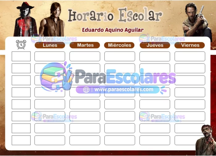 The Walking Dead Horario Escolar